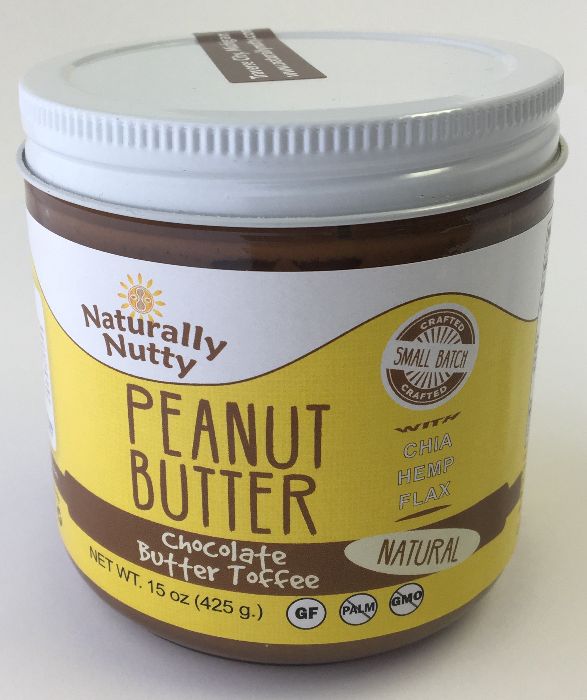 Naturally Nutty 15oz. Butter Toffee Peanut Butter Made