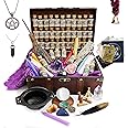 Witchcraft Kit with 90 Wiccan Supplies for Beginner & Advanced Witches - Wiccan Altar & Spell Kit