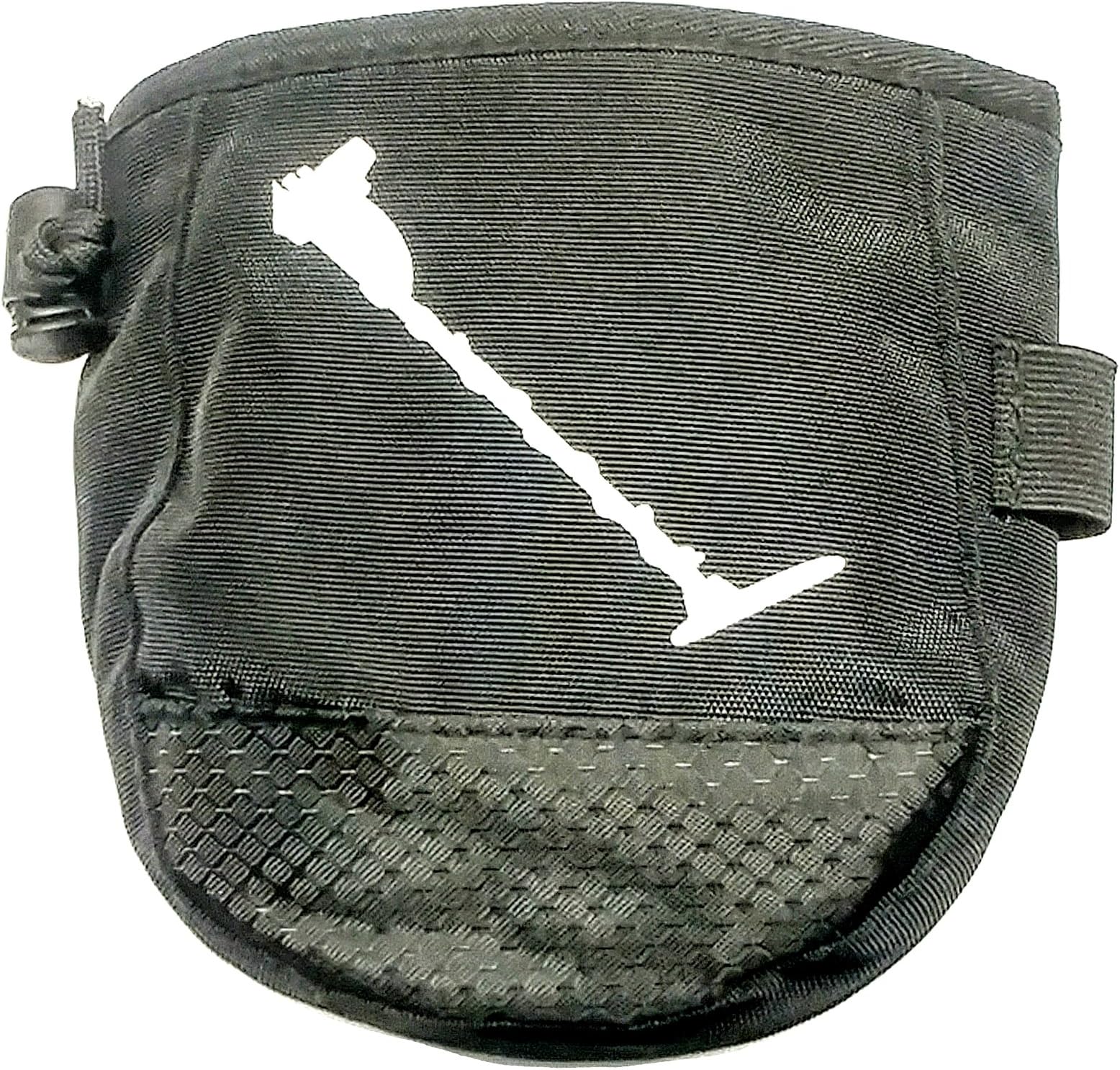 Metal Detectorist Light Weight Coin Shooter Treasure Digger's Pouch with Felt Interior and Draw String - 5inches Deep