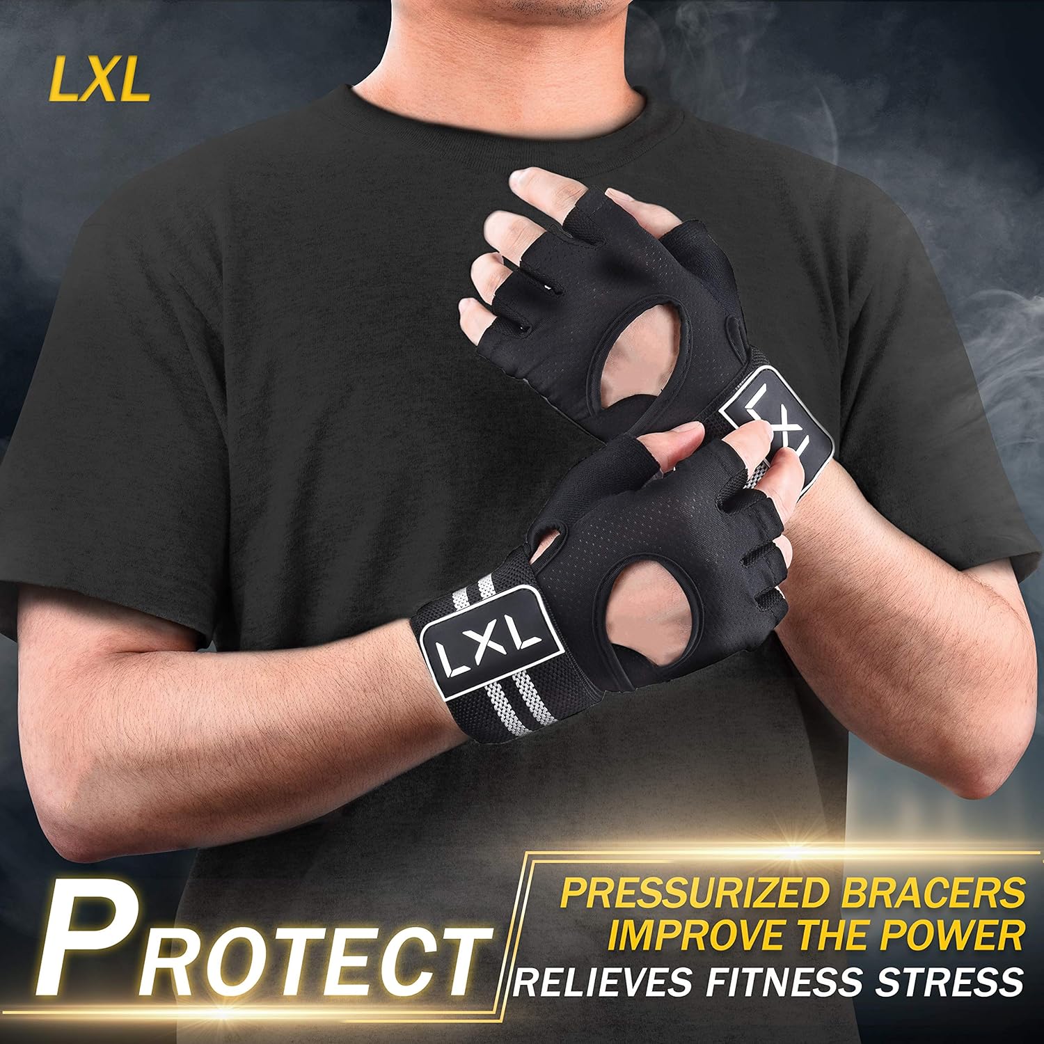 [Latest 2021] Breathable Workout Gloves Weight Lifting Gym Gloves with Wrist Wrap Support for Men Women, Full Palm Protection, for Weightlifting, Training, Fitness, Exercise Hanging, Pull ups : Sports & Outdoors
