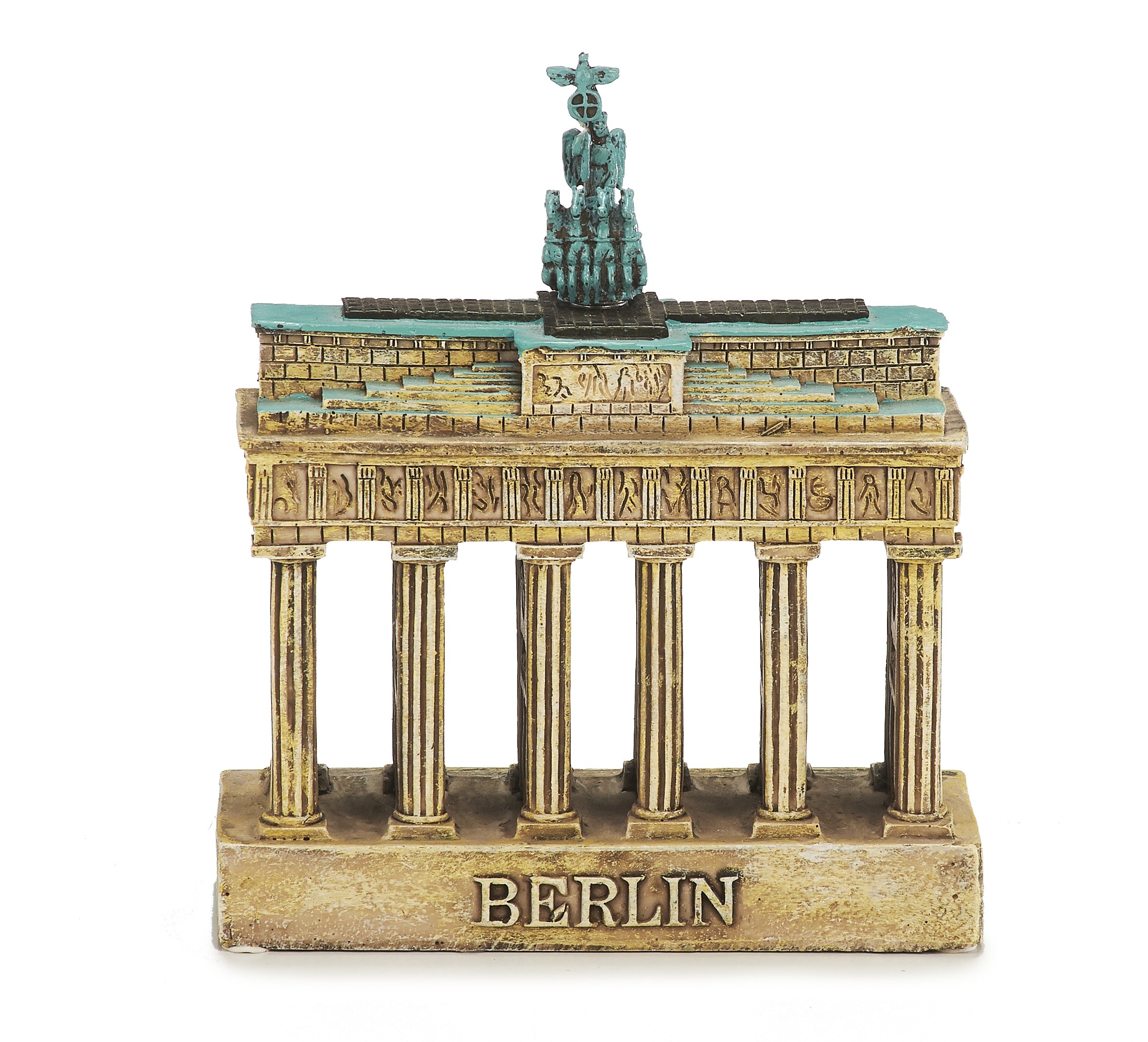 Sunny Toys 11849 Polyresin Model of the Brandenburg Gate 3D Approximately 13 x 14 cm