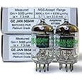 Riverstone Audio - Tested/Matched Pair (2 Tubes) 7-Pin GE JAN 5654W Fully-Tested Vacuum Tubes - Upgrade for 6AK5 / 6J1 / 6J1P