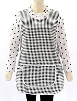 LINEN CLOSET Unisex Tabard Aprons with Pockets 65/35 Poly-Cotton view 4