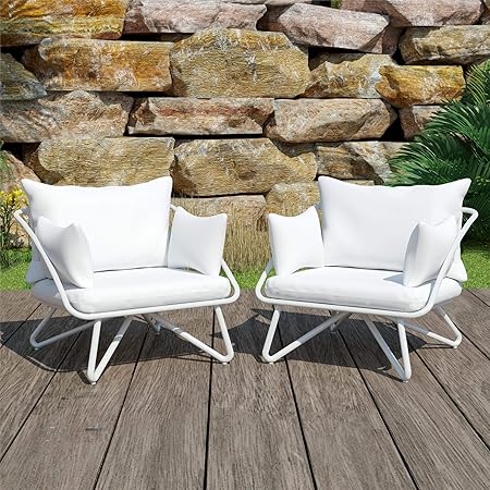 white picnic chairs