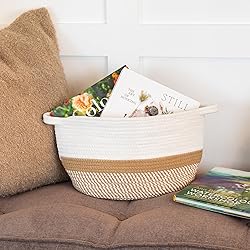 Stylish Cotton Rope Storage Basket For Dog
