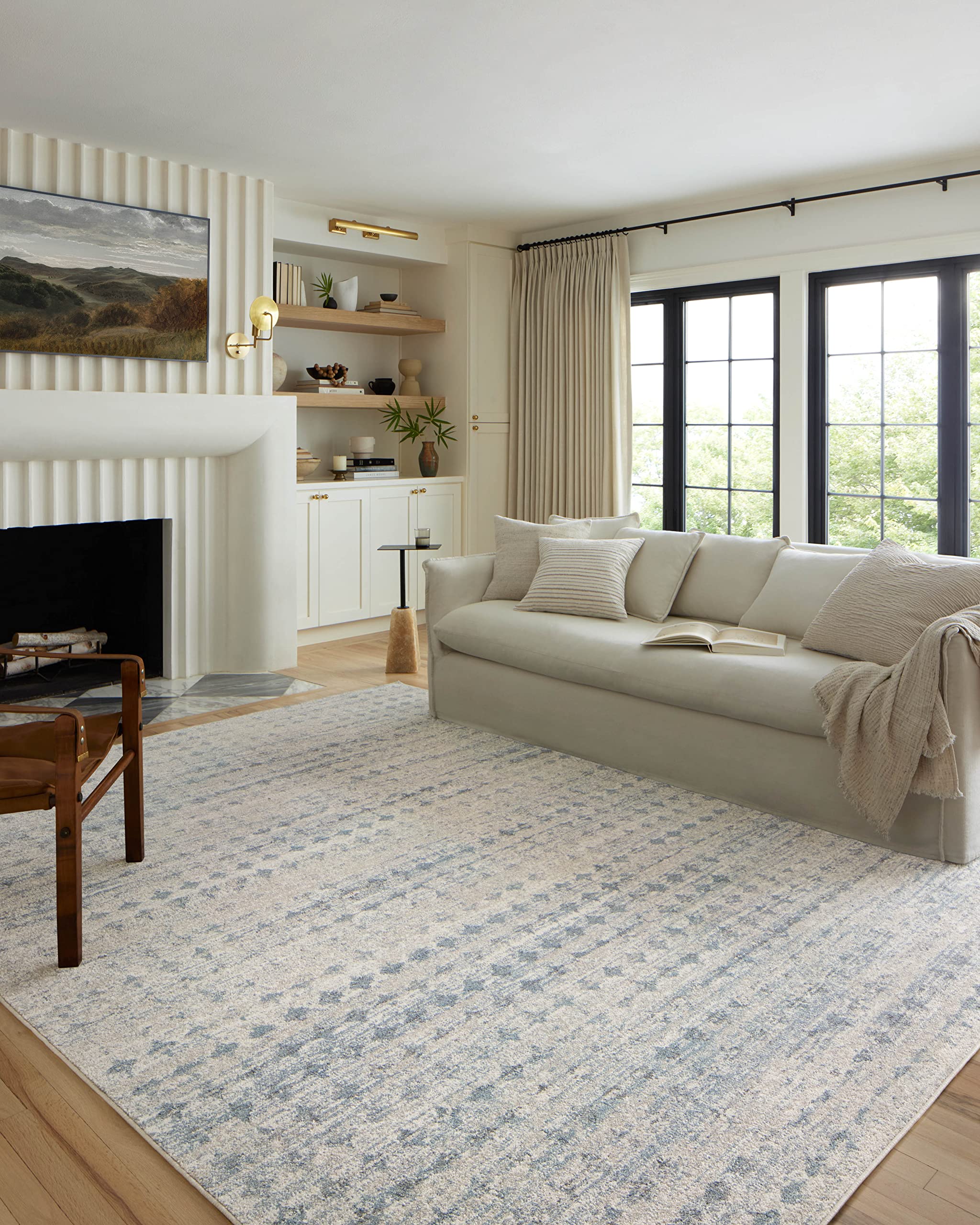 Loloi Kamala Collection KAM-04 Sky/Dove 11′-2″ x 15′-7″ Area Rug