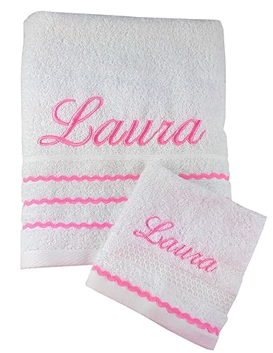 Toallas bordadas con nombre | Toallas de baño y de playa de calidad