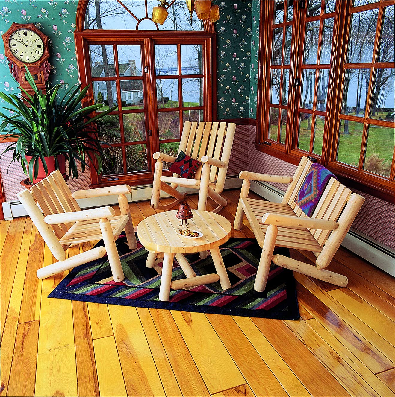 Rustic Natural Cedar Furniture 10 Cedar Looks Coffee Table Round