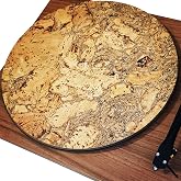 TAZstudio Cork Turntable Mat - Original Art Design Vinyl Slipmat [3mm]-m4 | Decorative Special Art Design cork turntable slipmat, Anti-static record player mat 11.8", fits all turntables