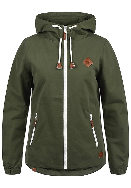 Blend SHE Bibi Damen Übergangsjacke Mantel Parka leichte Jacke mit Kapuze