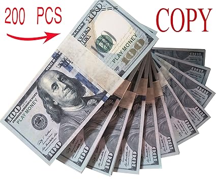 Amazon Com Wlife Copy Money 2 X 10000 Movie Prop Money Full Print - wlife copy money 2 x 10000 movie prop money full print 2 sided realistic money