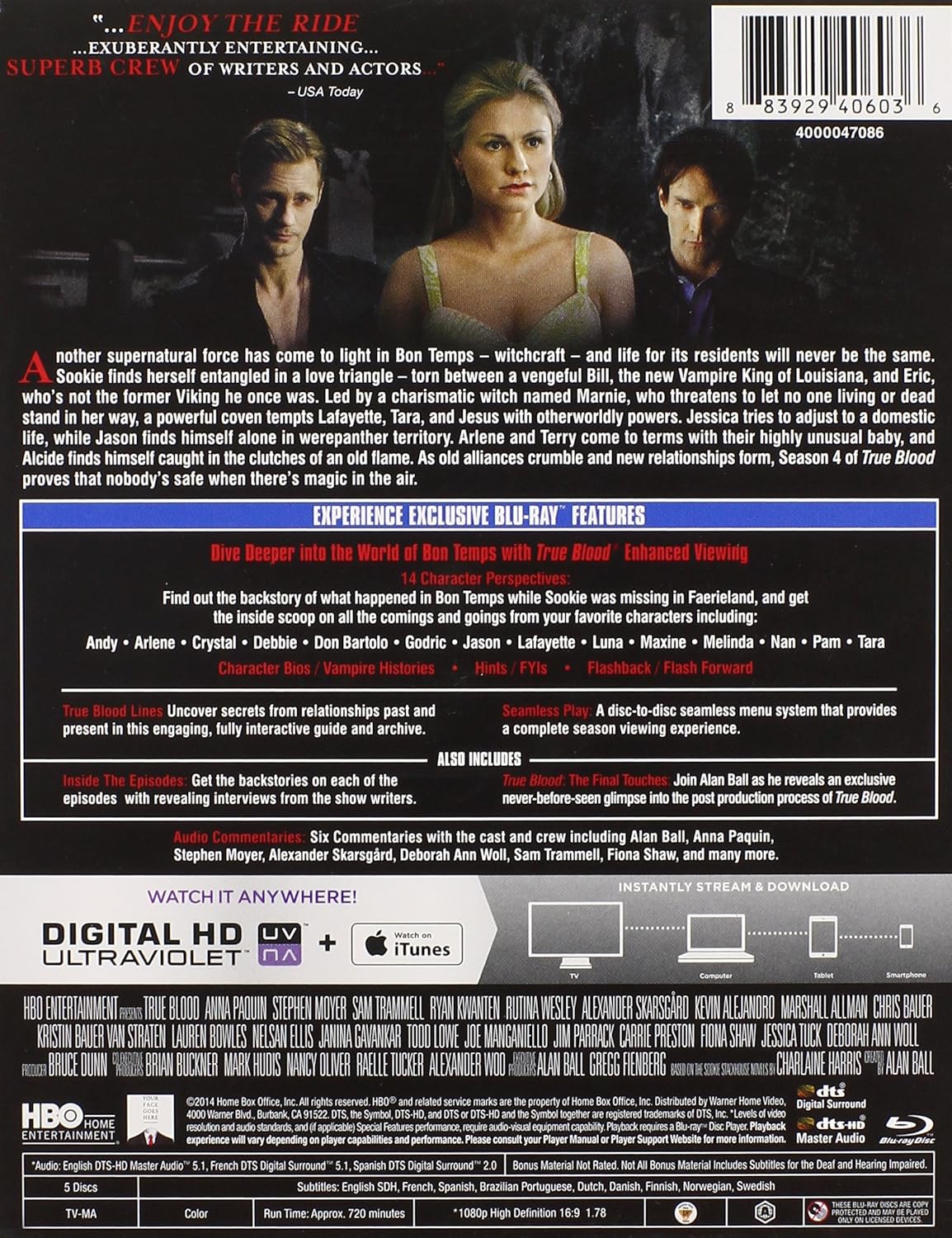 Amazon Com True Blood Season 4 Blu Ray Various Movies Tv - 