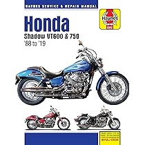 Honda Shadow VT600 & 750 - '88 to '19: - Model history - Pre-ride