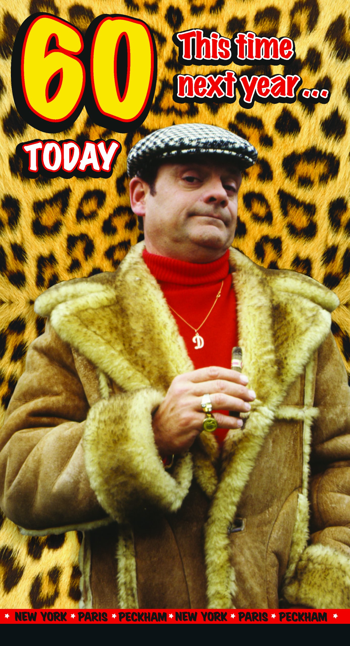 Only Fools and Horses OF010 Age 60 Birthday Card Multi Colour