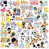 Looney Tunes Cute &amp; Cuddly Collection 50ct, Tablet, Indoor &amp; Outdoor Use | Officially Licensed Looney Tunes Stickers &ndash; Great for Water Bottles, Skateboards, Luggage, Laptops, Bumpers &amp; Cars