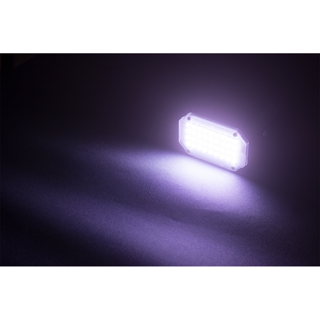 Mini Halloween White LED Strobe Light, Sound Activated and Flash Speed