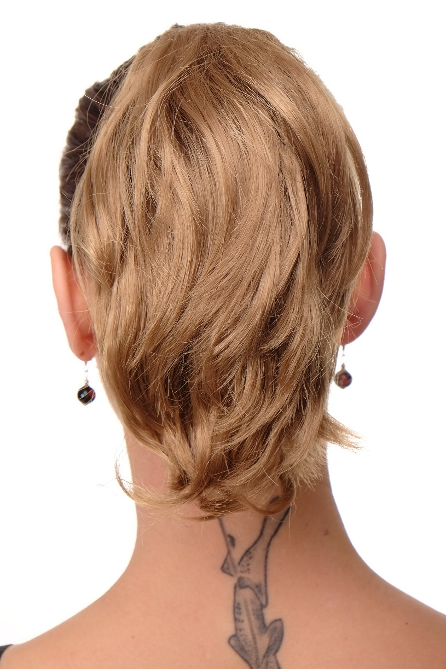WIG ME UP - T6545-22 Ponytail Hairpiece extension short wild look dark blond 10inch