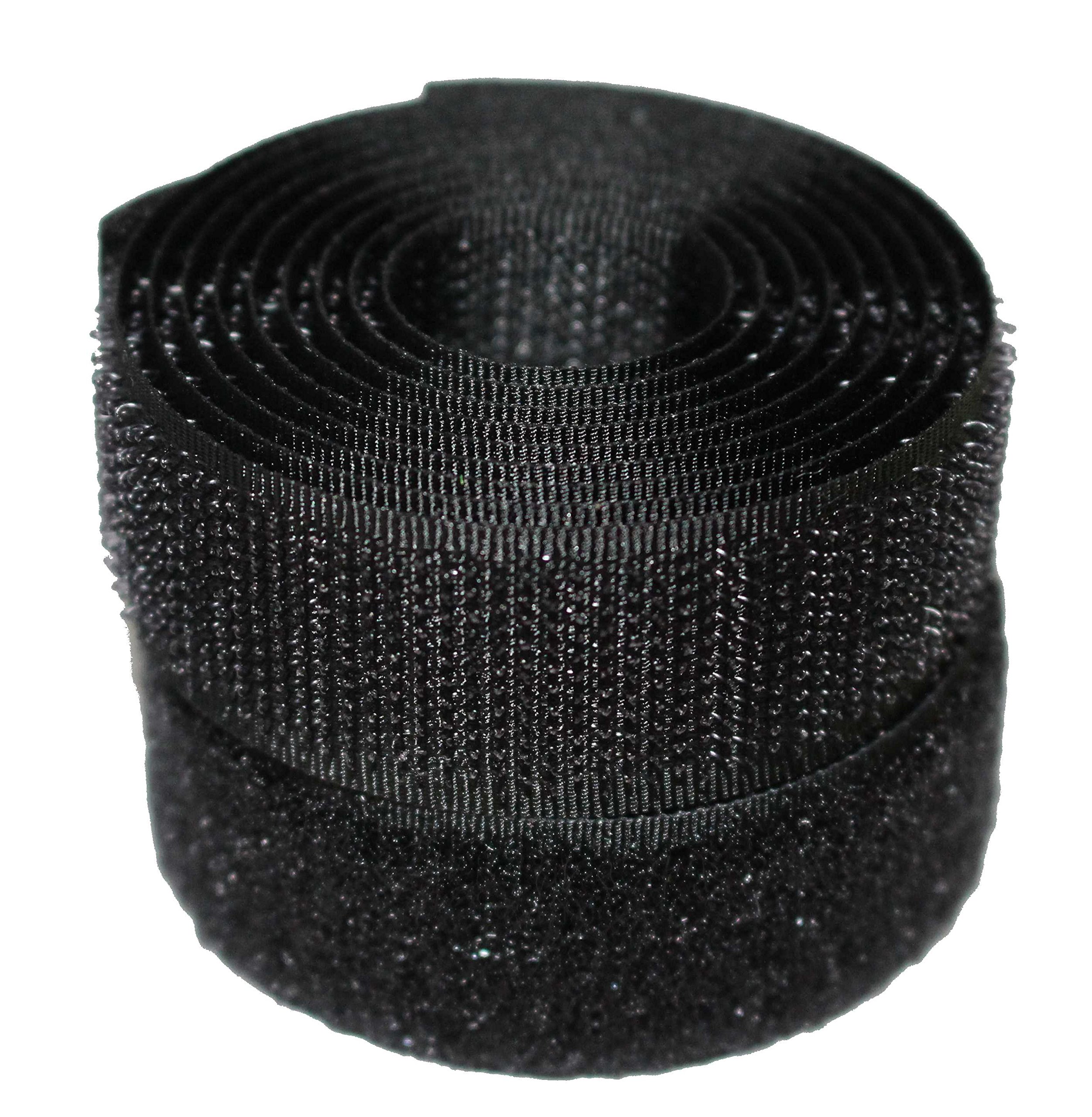 Black 25mm Sew-on Hook & Loop Tape Alfatex® Brand supplied by the Velcro Companies - Various Lengths (Length: 2m)