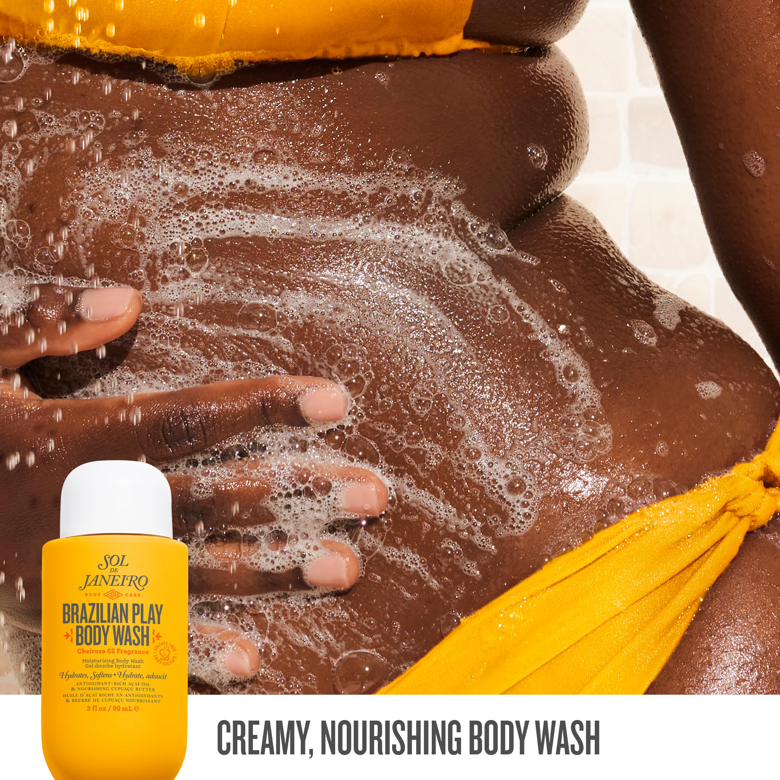 Sol de Janeiro Jet Set - Travel Size Body Care Kit - Beauty Gift Sets - Trial Set Body Wash, Cream & Mist