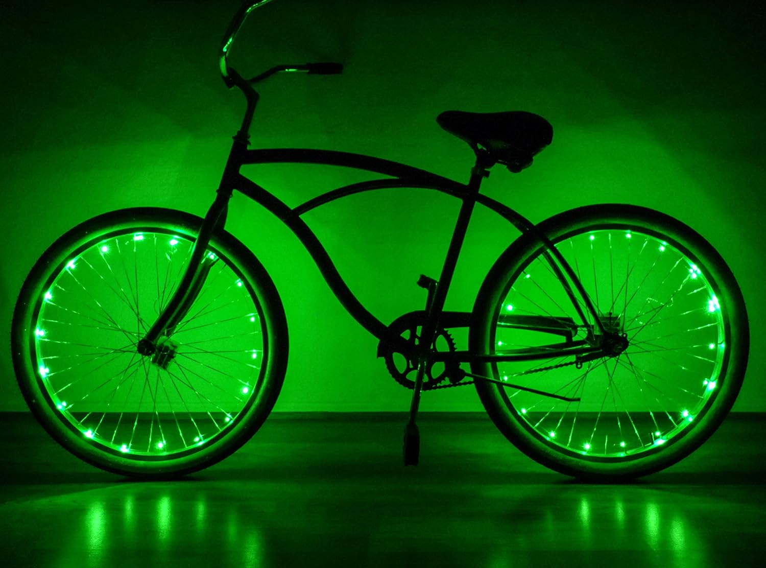 neon bicycle lights