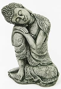 Thai Buddha Meditating Sitting Buddha Garden Statues Concrete Asian Statue Chinese Outdoor Buddhist Statuary