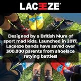 LACEEZE Original Bands Ribbed Technology Secure Laces UK 6.5 Green view 7