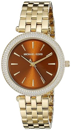 Michael Kors End-of-Season Analog Brown Dial Womens Watch - MK3408