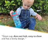 Nuby Super Flip Water Bottle 540ml 18oz No Spill Beaker Dinosaurs Pack of 2 view 3