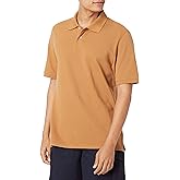 Amazon Essentials Men's Regular-Fit Cotton Pique Polo Shirt (Available in Big & Tall)