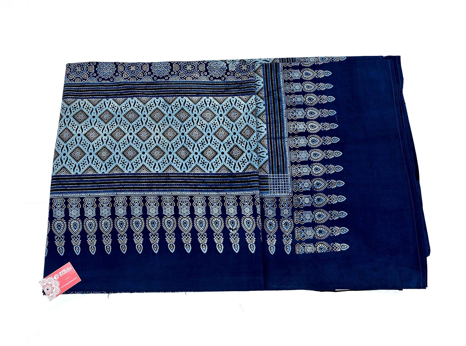 Barmer Bazaar Ajrakh Print Barmeri Print 100 Pure Cotton Supreme