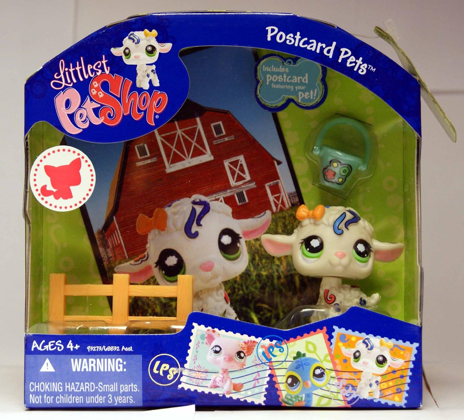 Amazon Com Lps Postcard Pets Lamb 1068 Toy Figures Office Products
