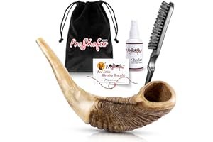Ram Shofar From Israel, Kosher Shofar Horn, Made in Israel, With Free Bag (10"-12")