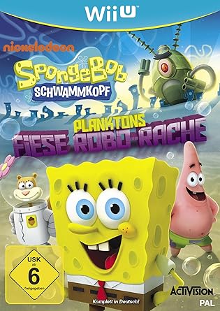 Spongebob Schwammkopf Planktons Fiese Robobo Rache Nintendo Wii U Amazon De Games