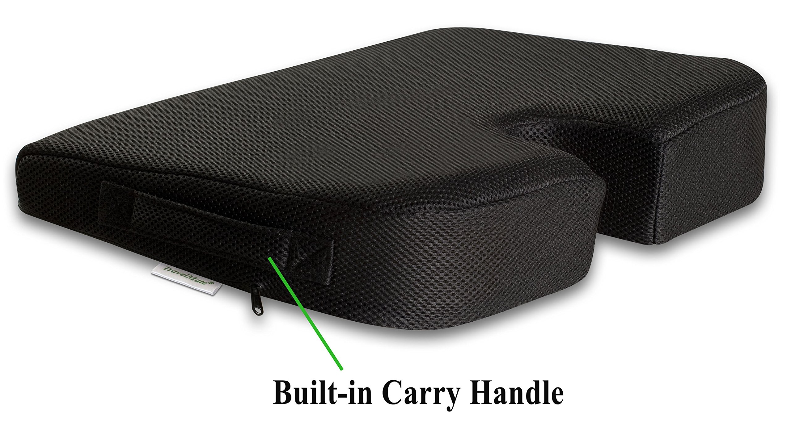 TravelMate Large Medium-Firm Wellness Seat Cushion - 17 x 13 x 3 inches