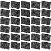 30 Pack Cat Water Fountain Filters Sponge Replacement Pet Fountain Pre-Filter Black Square Foam Sponges for 84oz/2.5L Cat Water Fountains