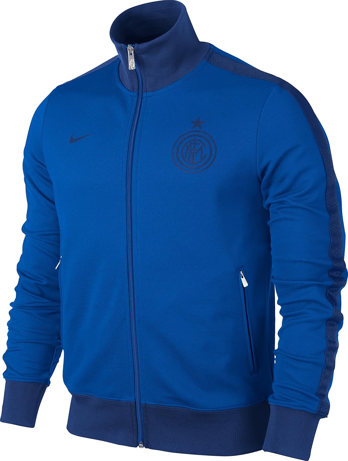 Amazon.com : Nike Inter Milan 2012-2013 Authentic N98 Track Jacket - Royal Blue (X-Large 