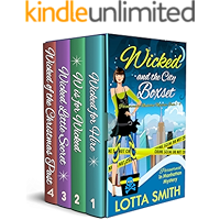 Wicked and the City Boxset: Paranormal in Manhattan Mysteries: Books 1-4 book cover Wicked and the City Boxset: Paranormal in Manhattan Mysteries: Books 1-4 book cover
