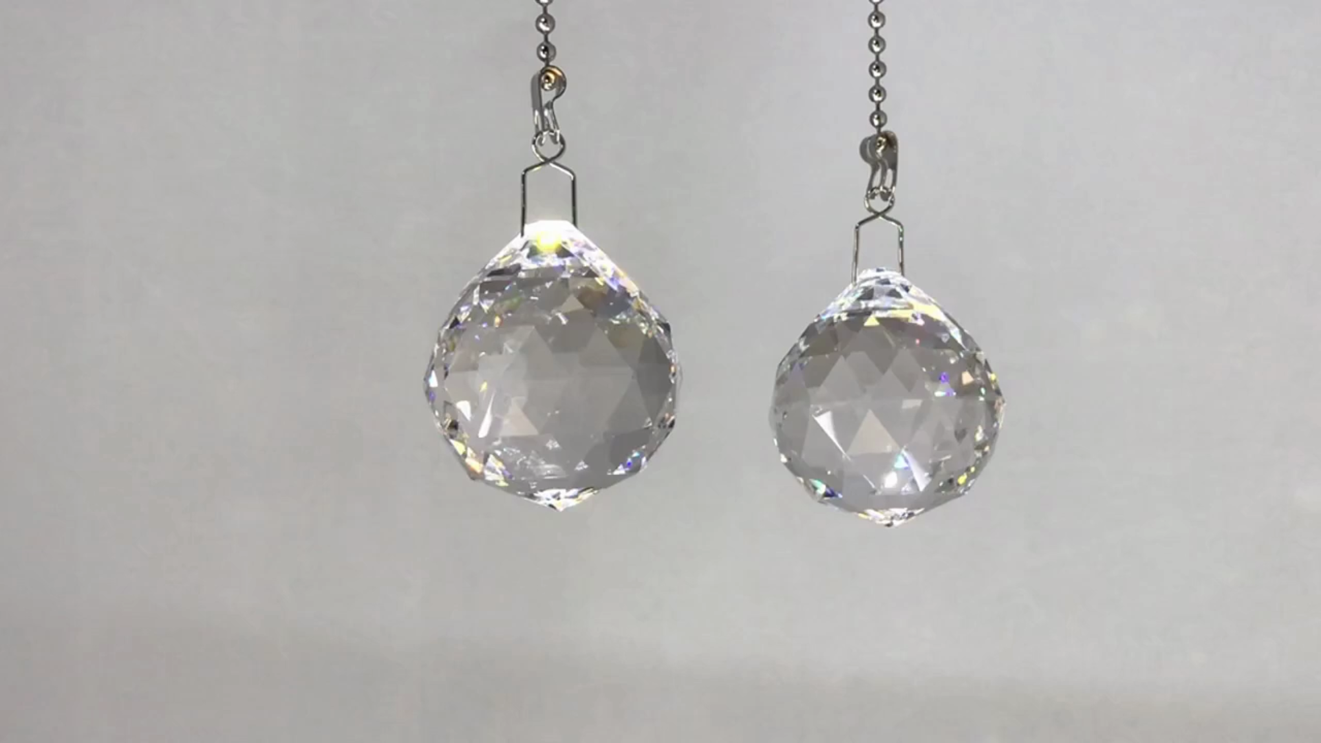 Magnificent Crystal Pendeloque Prisms
