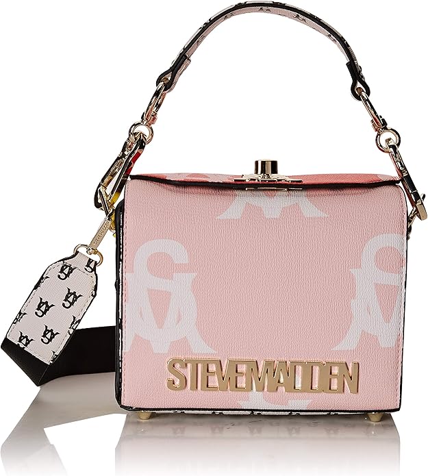 Steve Madden Kinder Box Bag, Pink Handbags