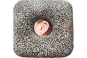 BVOKQUC Ear Piercing Pillow for Side Sleepers - Donut Pillow for Ear Pain Relief, Pressure Sores, Adults
