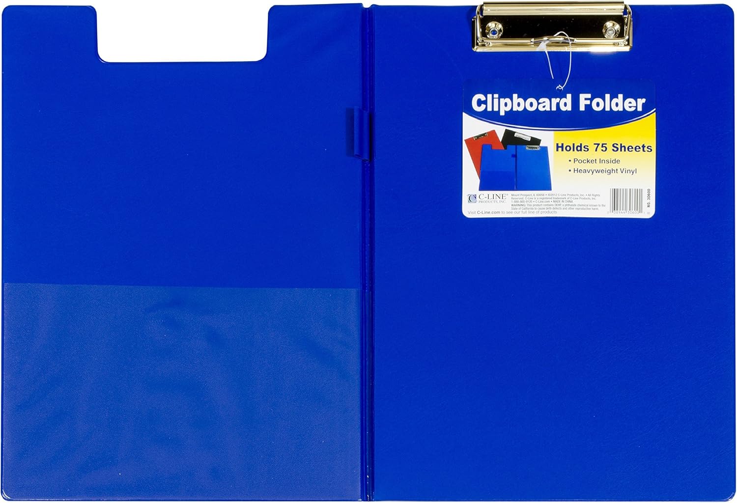C-Line Clipboard Folder, Letter Size 