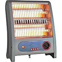 USHA Quartz Room Heater with Overheating Protection (3002, Ivory, 800-Watt)