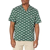Lacoste Men's Short Sleeve Relaxed Fit Button Down Shirt