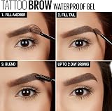 Maybelline Tattoo Brow Waterproof Gel 05 Chocolate Brow Definer view 9