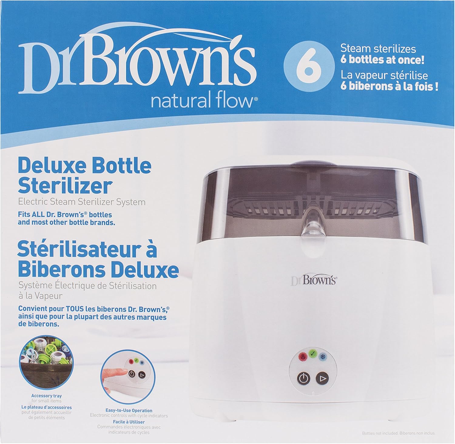 dr brown's deluxe bottle sterilizer