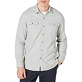 Amazon Essentials Men's Flannel Shirts, Long-Sleeve, Slim-Fit, Two-Pocket, Plaid