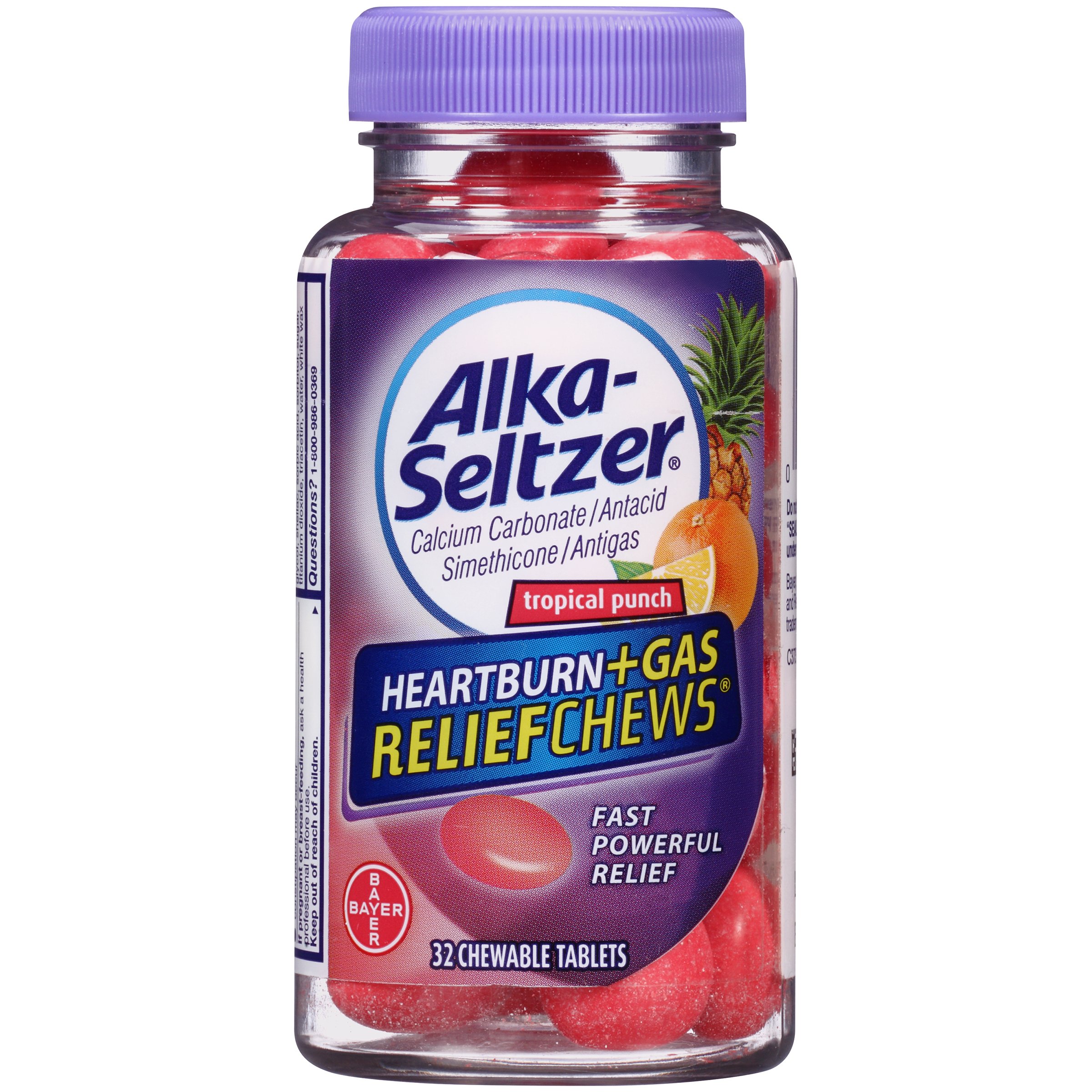 AlkaSeltzer Heartburn Relief Chews, 36 Count Health