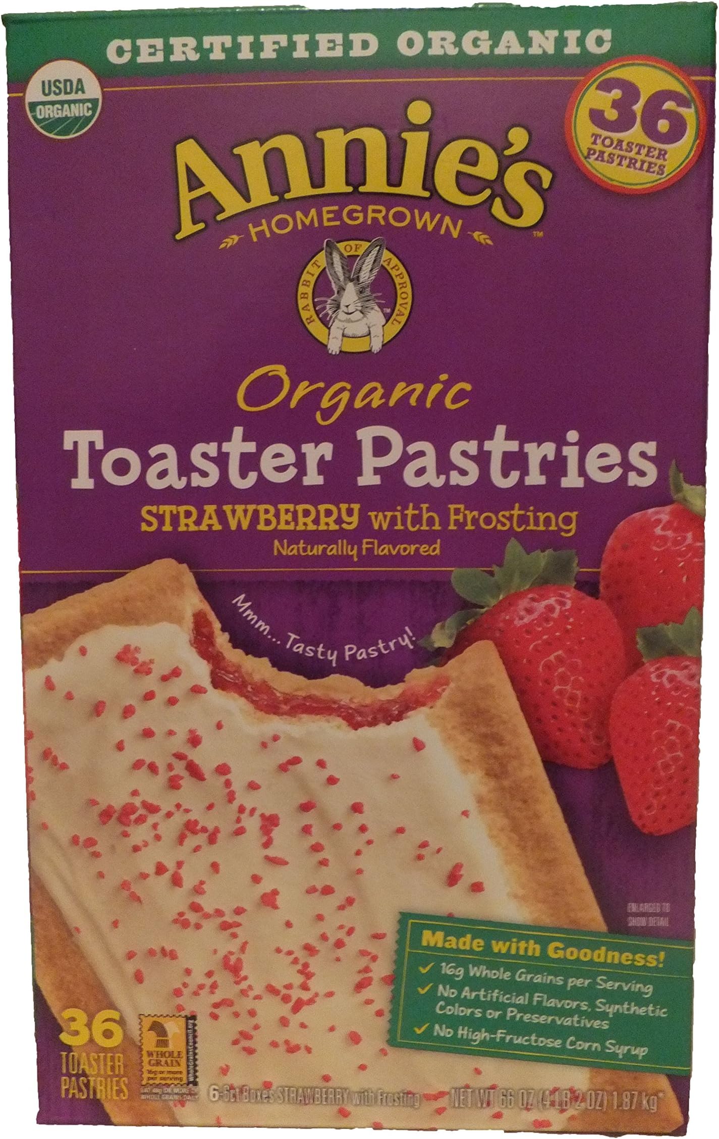 Annie's organic toaster pastries