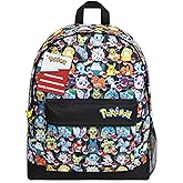 Pokemon Backpack for Kids Teens Boys Girls Pikachu Anime Bookbag Daypack Bag School Sports Gifts for Kids (Multi AOP)