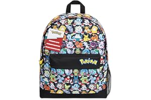 POKÉMON Pokemon Backpack for Kids Teens Boys Girls Pikachu Anime Bookbag Daypack Bag School Sports Gifts for Kids (Multi AOP)